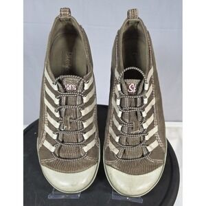 Y2K Skechers Cali Bobby Sox 7.5 Brown Corduroy Slip On Chunky Vintage 2000s Gorp